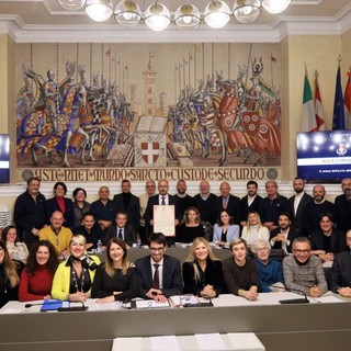 Il conferimento della cittadinanza onoraria al Papa (Merphefoto)