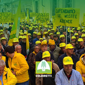 La protesta di Coldiretti