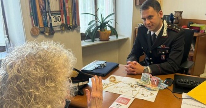 La donna durante la restituzione