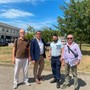 La delegazione accompagnata dal viceispettore Iorio La delegazione accompagnata dal viceispettore Iorio
