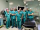 il dottor Maurizio Di Serio con l’equipe della Ginecologia e del Blocco operatorio