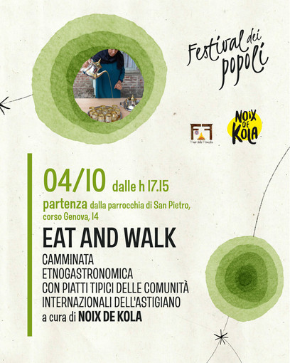 Aperte le iscrizioni per Eat&Walk, la camminata etnogastronomica del Festival dei Popoli Aperte le iscrizioni per Eat&Walk, la camminata etnogastronomica del Festival dei Popoli