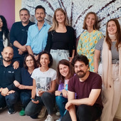 Mara Barcella, direttore del Dipartimento di Salute Mentale della Persona e della Comunità, con parte dell'equipe multiprofessionale al Centro di Salute Mentale in via Scotti, ad Asti