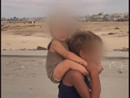 Una delle immagini simbolo dell'esodo da Gaza City