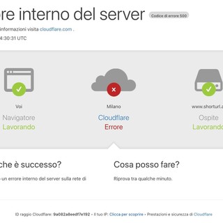 Chatgpt e altri siti ko per problemi legati alla società che si occupa di sicurezza Chatgpt e altri siti ko per problemi legati alla società che si occupa di sicurezza