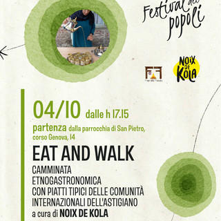 Aperte le iscrizioni per Eat&amp;Walk, la camminata etnogastronomica del Festival dei Popoli