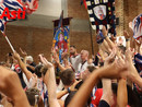 Festeggiamenti in Torretta dopo la vittoria del Palio 2024
