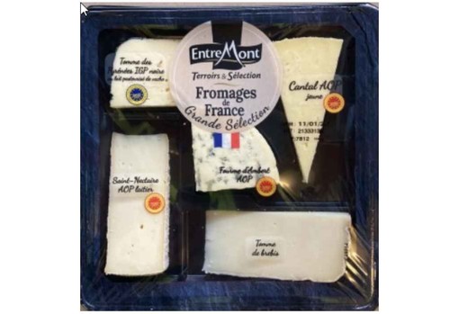 Presenza di listeria in cinque formaggi francesi Entremont, in vendita da Coop