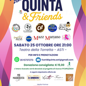 “Fuori di Quinta &amp; Friends”: una serata di spettacolo e solidarietà per la ricerca sulla fibrosi cistica