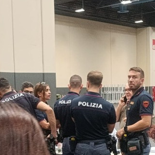 Intervenuta anche la polizia