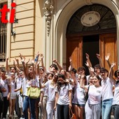 Immagine dell'ultimo giorno di scuola all'Alfieri di Asti (MerfePhoto)