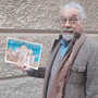 Paolo Fresu con il menu d'autore da lui realizzato