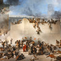 La distruzione del tempio di Gerusalemme, olio su tela di Francesco Hayez La distruzione del tempio di Gerusalemme, olio su tela di Francesco Hayez