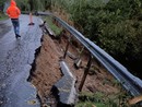 La frana di sabato scorso a Rocca d'Arazzo