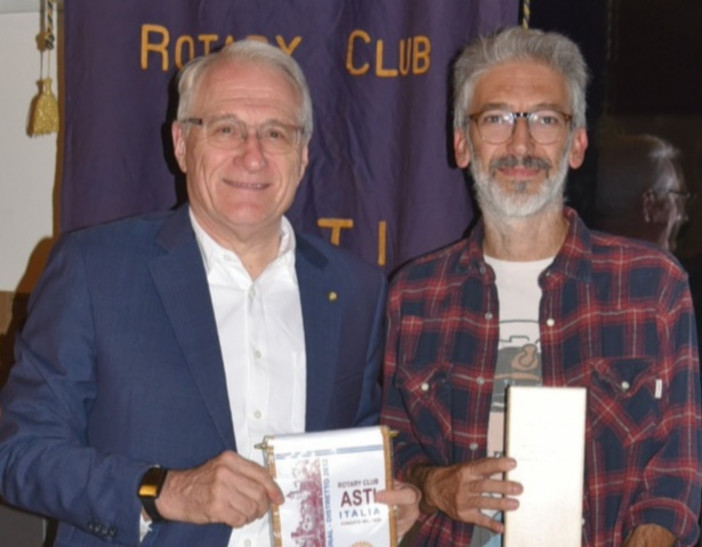 Gian Marco Griffi al Rotary Club Asti, tra romanzo e realtà Gian Marco Griffi al Rotary Club Asti, tra romanzo e realtà