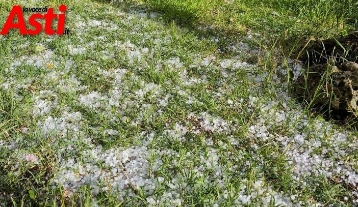 Maltempo sull’Astigiano: temporali e grandine nel pomeriggio