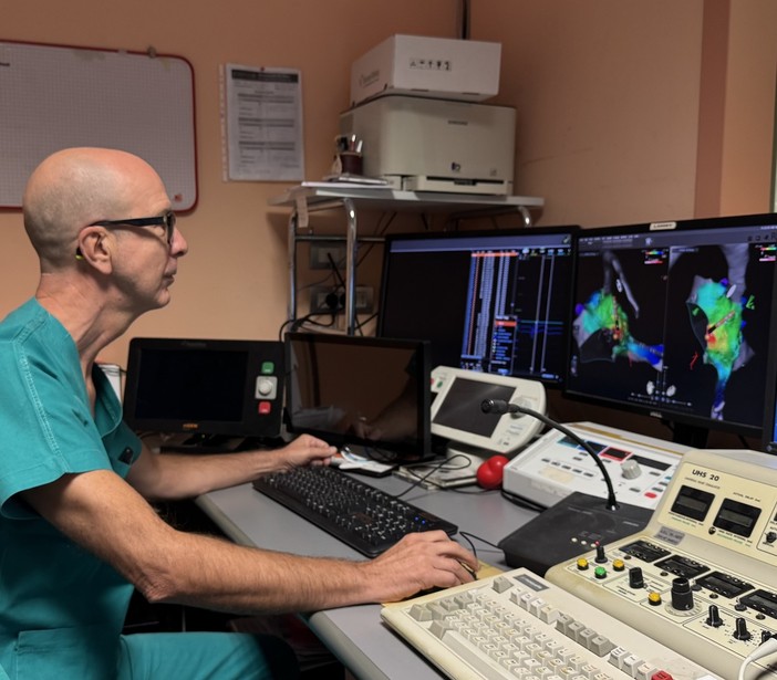 Il dottor Scaglione, primario della Cardiologia dell'ospedale di Asti