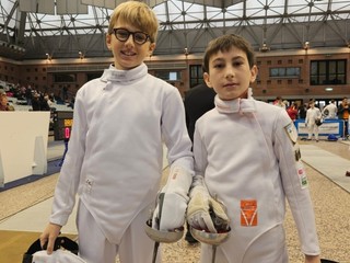 Gli spadisti Pesato e Giachino Gli spadisti Pesato e Giachino