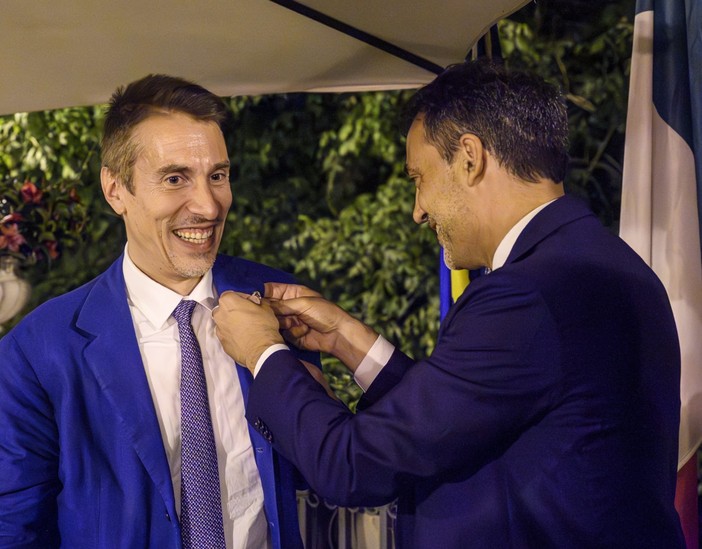 Christian Greco (a sinistra nell'immagine) e Alberto Bazzano