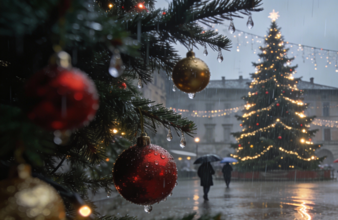 Natale bagnato: l'Astigiano si prepara a passare le Festività sotto l'ombrello