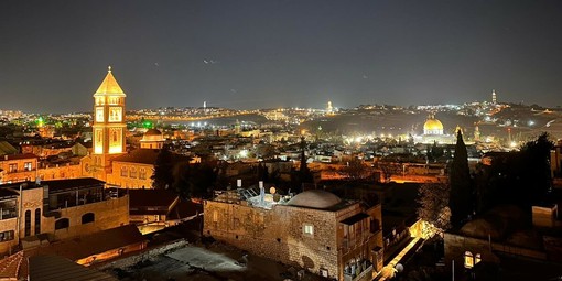 Una splendida immagine serale di Gerusalemme