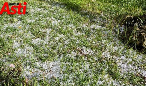 Maltempo sull’Astigiano: temporali e grandine nel pomeriggio