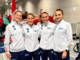 Annachiara Allara (prima da sinistra) con le sue compagne di squadra Annachiara Allara (prima da sinistra) con le sue compagne di squadra