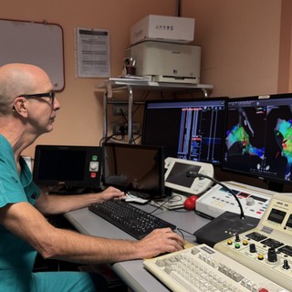 Il dottor Scaglione, primario della Cardiologia dell'ospedale di Asti
