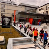 Un'immagine dell'evento Diecimila Passi di Salute, primo raduno dei Gruppi di Cammino Asl AT, che si è svolto sabato 28 febbraio con 400 partecipanti