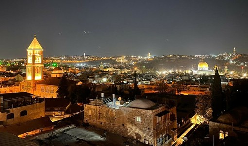 Una splendida immagine serale di Gerusalemme