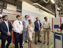 Un momento della visita Un momento della visita