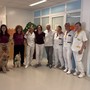Mia, Gummy e Chico, i cani coinvolti nel progetto di Pet Therapy, nell'ambulatorio di Cure Palliative del Cardinal Massaia insieme all'equipe Asl AT e agli operatori dell'associazione di CONteSTO APS Mia, Gummy e Chico, i cani coinvolti nel progetto di Pet Therapy, nell'ambulatorio di Cure Palliative del Cardinal Massaia insieme all'equipe Asl AT e agli operatori dell'associazione di CONteSTO APS