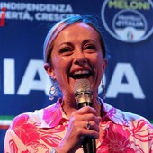 Giorgia Meloni in occasione della visita del 20 maggio 2022 (Merphefoto)
