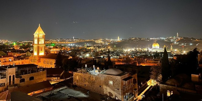 Una splendida immagine serale di Gerusalemme