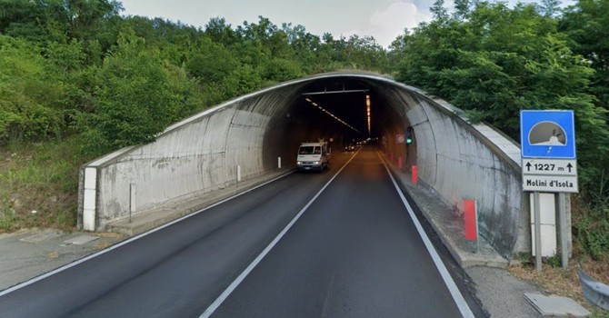Galleria Molini d’Isola, lavori notturni sulla statale 456: chiusura dal 7 al 10 aprile tra le 20 e le 6