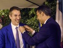 Christian Greco (a sinistra nell'immagine) e Alberto Bazzano