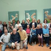La quarta Palestra della memoria a Canelli e i volontari della Palestra della Memoria di Agliano Terme, insieme al Sindaco, alla giunta comunale e alla delegazione Asl AT guidata dal direttore generale Giovanni Gorgoni