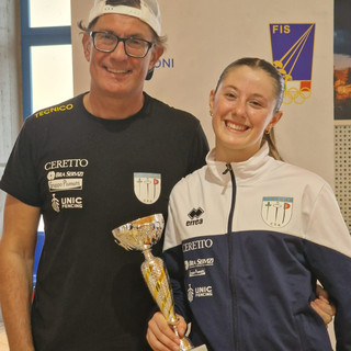 Il maestro Piccardi con Allara