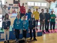 Il podio della spada femminile giovanissime Il podio della spada femminile giovanissime