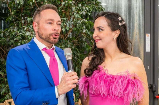 Enrico Iviglia e Marta Pluda alla serata rotariana