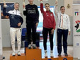 Podio con Allara seconda classificata