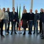 Foto di gruppo dopo la firma del protocollo