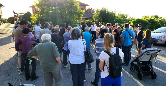 L'incontro di ieri tra residenti e assessore Giacomini