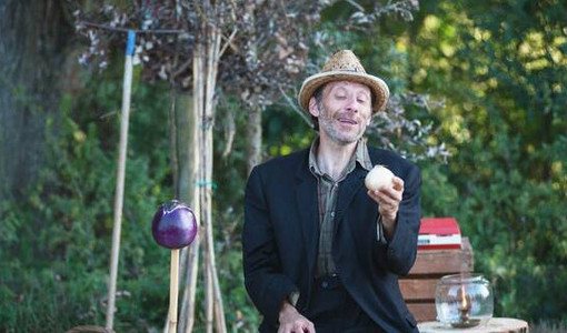 Massimo Barbero in un momento dello spettacolo