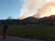 L'incendio di oggi in Valsesia