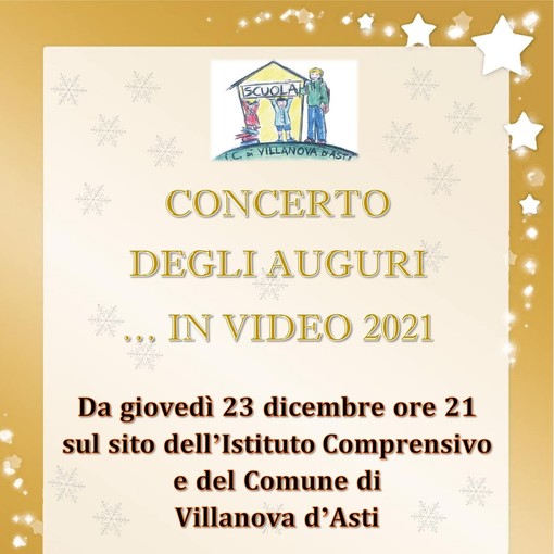 'Lontani ma vicini', il concerto degli auguri in video della scuola secondaria di Villanova d'Asti