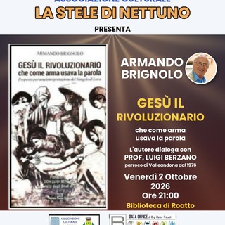 Armando Brignolo racconterà il suo "Gesù rivoluzionario" a Roatto