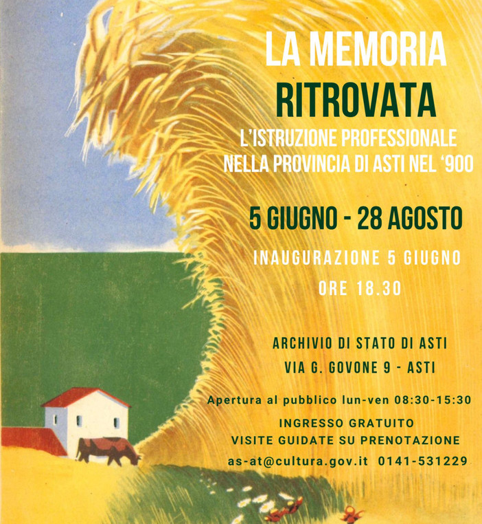 La memoria ritrovata: l’Archivio di Stato di Asti in mostra per Archivissima La memoria ritrovata: l’Archivio di Stato di Asti in mostra per Archivissima