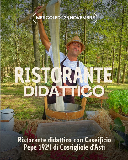 Agliano Terme ospita il Ristorante Didattico dedicato ai formaggi del Caseificio Pepe 1924 Agliano Terme ospita il Ristorante Didattico dedicato ai formaggi del Caseificio Pepe 1924