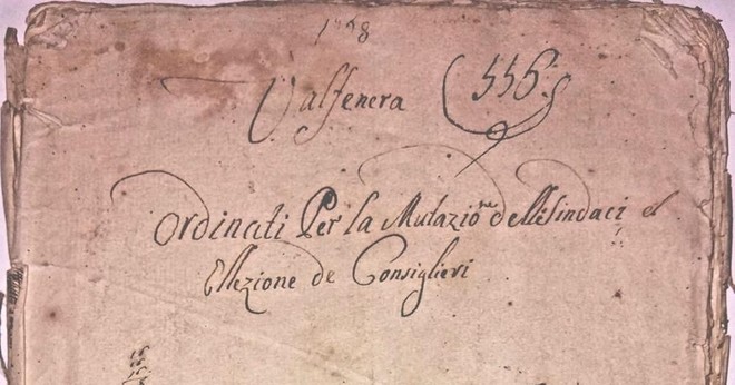 Un registro storico torna a casa: recuperati i verbali del Settecento di Valfenera Un registro storico torna a casa: recuperati i verbali del Settecento di Valfenera